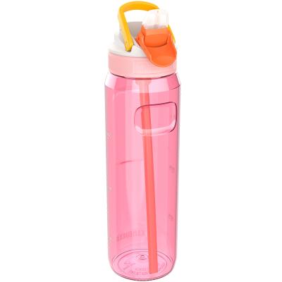 Botella de agua con pajita Lagoon 1000 ml Melon