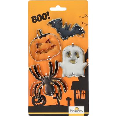 Set 4 cortador galletas Halloween spider