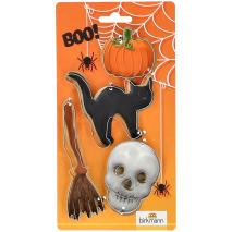 Set 4 talladors galetes Halloween cat