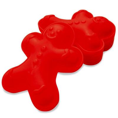 Set 6 moldes silicona Gingerbread 10 cm