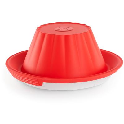 Molde flan silicona con plato 24 cm