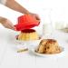 Molde flan silicona con plato 24 cm