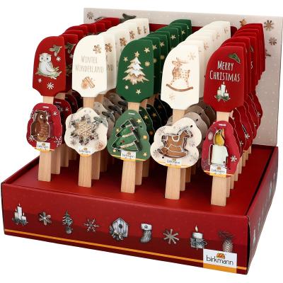 Esptula con cortador galletas Navidad surtido