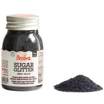 Decoraci� sucre brillant 100 g negre