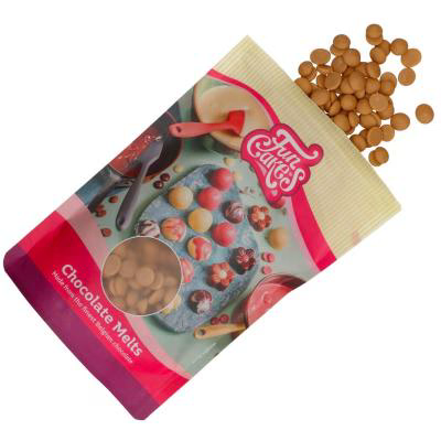 Chocolate dorado Melts Funcakes 200 g