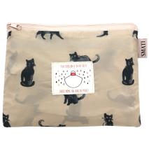 Impermeable plegable reflectante Gato