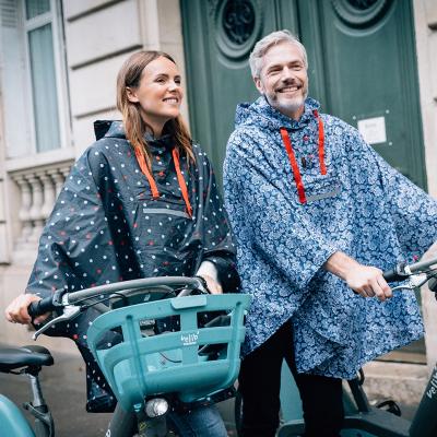 Impermeable plegable reflectante Puntos