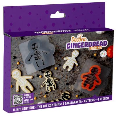 Set 2 cortadores galletas 4 plantillas Gingerdread