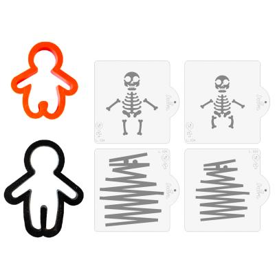 Set 2 cortadores galletas 4 plantillas Gingerdread