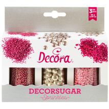 Set Sprinkles azcar y choco 85 g plata y rosa