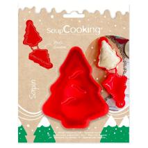 Molde empanadilla rbol de Navidad