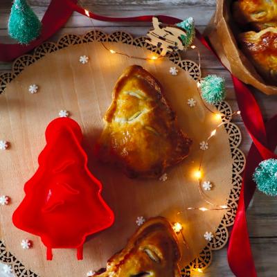 Molde empanadilla rbol de Navidad