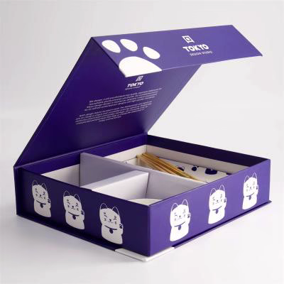 Set regalo sushi Lucky Cat Kawaii Blue