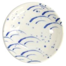 Cuenco para soja Wave blue 9 cm