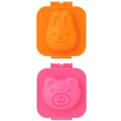 2x Molde huevo duro Conejo y Osito