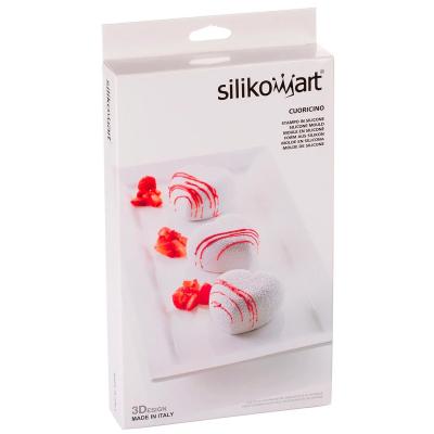 Molde corazones silicona Cuoricino x 8 cav