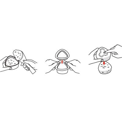 Molde sushi Onigiri x2