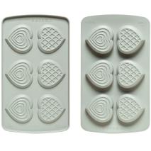 Set 2 Moldes silicona x2 Duo Corazn