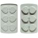 Set 2 Moldes silicona x2 Duo Corazn