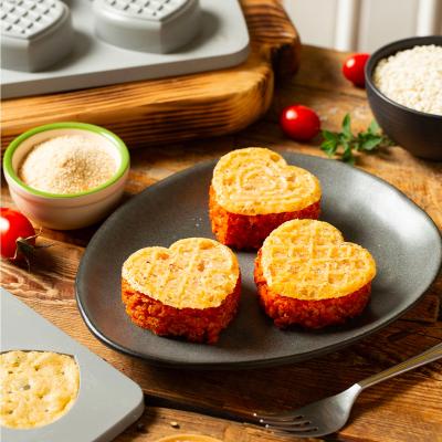 Set 2 Moldes silicona x2 Duo Coraz�n