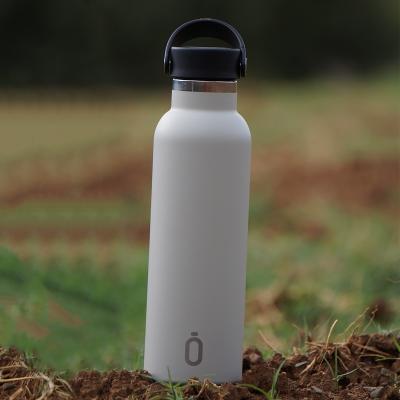 Botella t�rmica cer�mica Runbott 600 ml blanco