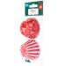Papel mini cupcakes aluminio x60 Rudolph