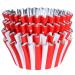 Papel mini cupcakes aluminio x60 Rudolph