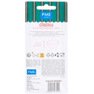Papel mini cupcakes aluminio x60 Brillante