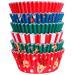 Papel cupcakes aluminio x100 Santa Mix