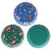 Papel cupcakes aluminio x100 Santa Mix
