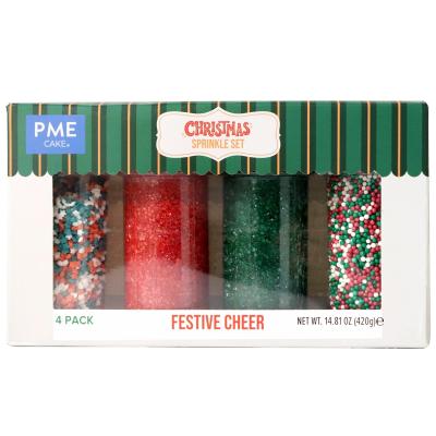 Juego 4 Sprinkles Navidad Alegra