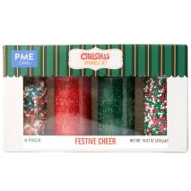 Juego 4 Sprinkles Navidad Alegra