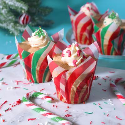 Papel muffins Tulipa x24 PME Caramelo