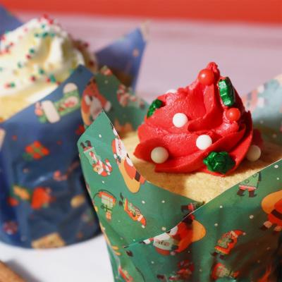 Papel muffins Tulipa x24 PME Taller Santa