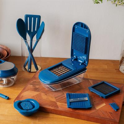 Cortador verduras 2 cortes dados y mandolina