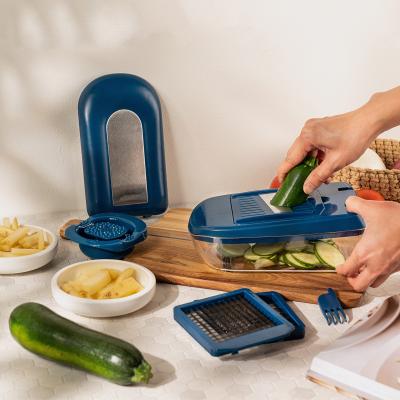 Cortador verduras 2 cortes dados y mandolina