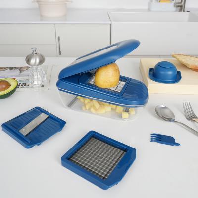 Cortador verduras 2 cortes dados y mandolina