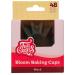 Papel cupcakes Bloom x48 negro