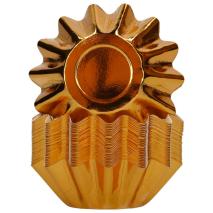 Paper cupcakes Bloom x48 metl.lic or