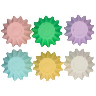 Papel cupcakes Bloom x48 rainbow