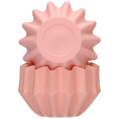 Papel cupcakes Bloom x48 pastel rosa