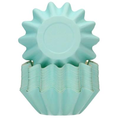 Papel cupcakes Bloom x48 azul pastel