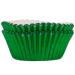 Papel cupcakes x48 metlico verde