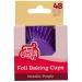 Papel cupcakes x48 metlico violeta