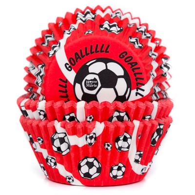 Papel cupcakes x50 Ftbol gol