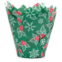 Papel cupcakes x36 Tulipa Holly