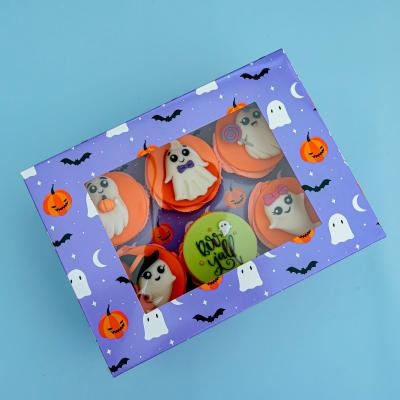 Set 2 cajas para 12 cupcakes Halloween fright