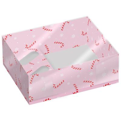 Set 2 cajas tarta y cupcakes Candy Canes