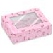 Juego 2 cajas para 6 cupcakes Candy Cane