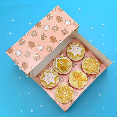 Juego 2 cajas para 6 cupcakes Gingerbread